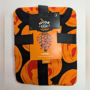 NEW Hyde and Eek Halloween Kids Family Pajamas Jack-o'-lanterns Size 5 - Picture 1 of 4
