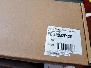 CyberPower PDU15M2F12R Metered Power Distribution Unit 100-125V/15A ~ 14 Outlets - Afbeelding 1 van 4