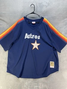 Nolan Ryan Mitchell & Ness Houston Astros Baseball Jersey Mens Size 4XL 1988 - Picture 1 of 7
