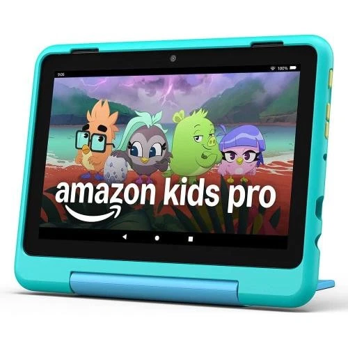 Amazon Fire HD 8 Kids Pro Tablet (2024) WiFi 32GB 6 bis 12 Jahre Hello Teal B0CV - Immagine 1 di 1