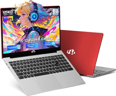 Portátil NIMO 15.6 FHD-IPS 8 núcleos Intel i5-12450H 8 GB RAM 256 GB SSD hasta 4,4 GHz Foto 1 de 4