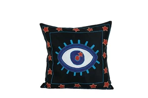 Tashkent Suzani Eye Design Pillow Case Made from a 19th Century Suzani - Picture 1 of 4