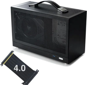 S300 Mini ITX Portatile 8L SFF Small Form Factor Mini-Itx Case Con Pannello Vent - Foto 1 di 12