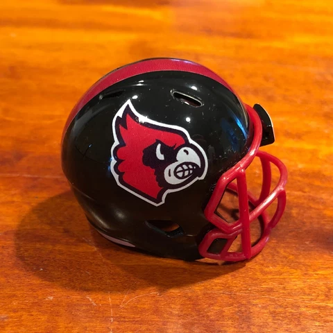 Louisville Cardinals 1984 custom pocket pro helmet ACC Cards UL Cover