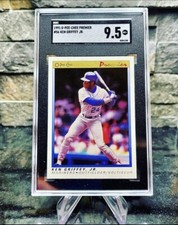 1991 O-PEE-CHEE PREMIER #56 KEN GRIFFEY JR. MARINERS HOF SGC 9.5