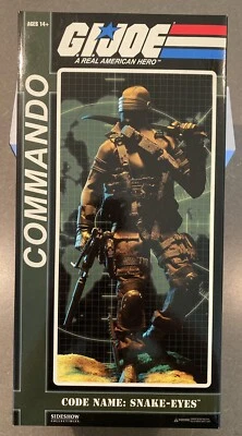 SIDESHOW G.I. JOE SNAKE EYES COMMANDO 2610 NUEVOS BARCOS SIN ABRIR🌎EN TODO EL MUNDO Foto 1 de 4