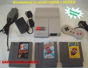 Nintendo NES-101 ORIGINAL TOP LOADER Console System Bundle Super Mario 1 2 3 - Picture 1 of 5