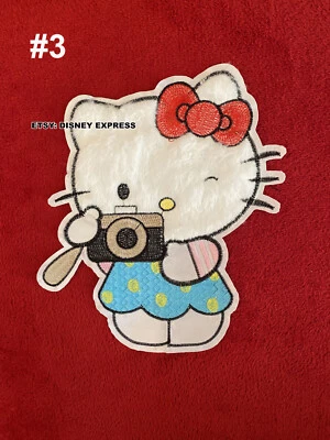 Sew on Hello Kitty Clothing Embroidered Patches - Kitty with Camera - Baby Gifts - Image 1 of 4