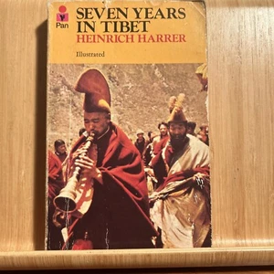 Seven Years In Tibet 1974 Pan Illustrated Book Vintage PB Heinrich Harrer (S4.4) - Picture 1 of 11