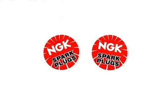 Aufkleber Set NGK Zündkerzen Motorrad Racing Auto - Bild 1 von 1