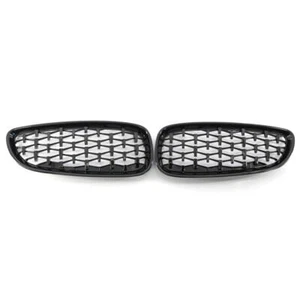 For BMW E89 Z4 2009-2016 Gloss Black Diamond Front Grille Grill Bumper Kidney AK - Picture 1 of 8