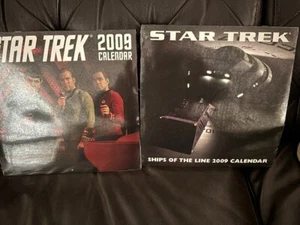Star Trek Ships & Original 2009 Calendar Set SEALED - Picture 1 of 2