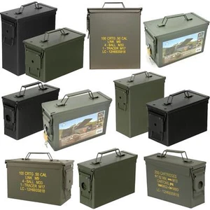 BW Munitionskiste Metall – Abschließbare Ammo Box Cal.30 / 50 für Munition - Bild 1 von 18