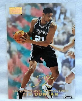 1998-99 Skybox Premium #1 Tim Duncan San Antonio Spurs - Image 1 of 2