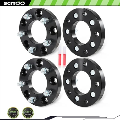 Adaptadores de roda 4 X 1" 5x5,5 a 5x5 1/2"-20 87,1mm para Ford E-150 2003-2005 2006 - Imagem 1 de 4