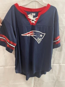 NFL Damen weiß New England Patriots Team Bekleidung T-Shirt Größe Large - Bild 1 von 2
