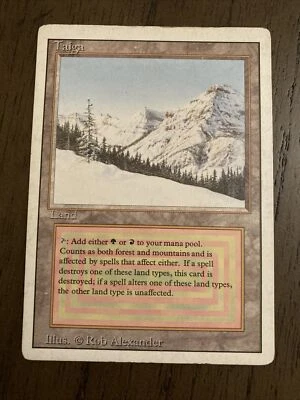 1x Taiga MTG **LP/MP (Revised, English) - Image 1 of 4