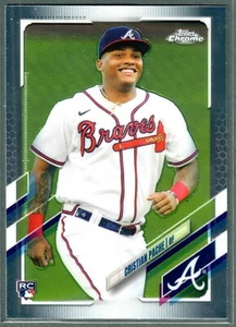 2021 Topps Chrome Cristian Pache Rookie RC #178 Braves QTY - Picture 1 of 2