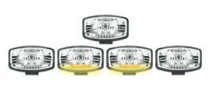5x COMBO 2 FUNCT. FRONT HALOGEN BULB LAMPS+LED AMBER POSITION LIGHTS TRUCK VOLVO - Afbeelding 1 van 8