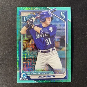 2024 Bowman Baseball Aidan Smith /125 1st Aqua Mega Refractor Mariners BCP45 - Picture 1 of 1