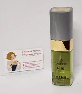 Vintage Chanel No. 19 EDT Perfume Spray ~ 100 ml ~ 3.3 fl oz - Picture 1 of 6