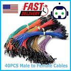 a3 40pcs 20cm Male to Female Dupont Wire Jumper Cable for Arduino Breadboard