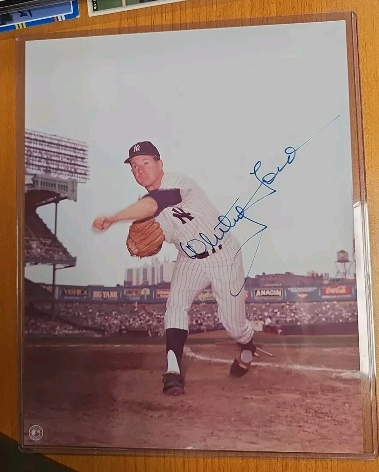 Whitey Ford Signed 8" x 10" Photo - Yankees Hall of Famer - Image 1 of 1