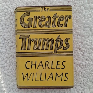 The Greater Trumps Charles Williams Hardcover w/ Dust jacket Faber 1954 Tarot - Picture 1 of 10