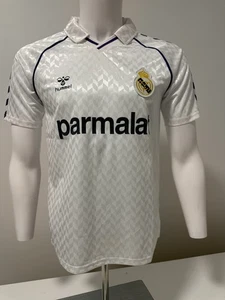 Camiseta local Real Madrid 1988 - Hugo Sánchez #9 talla pequeña - Imagen 1 de 8