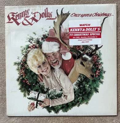 KENNY Rogers & DOLLY Parton - ONCE UPON A CHRISTMAS Vinyl LP RECORD ASL1 5307 NM Foto 1 de 4