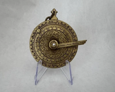 Instrumento de cronometraje nocturno de latón herramienta de navegación marítima Foto 1 de 4