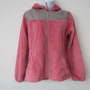 The North Face Girls Fleece Jacket XL / 18 Pink Hooded Y2K Gorp Outdoors - Picture 1 of 12