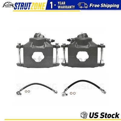 4 шт передних тормозных шланга суппорта подходят для пикапа Chevrolet C10 4,1 л 5,0 л 4,8 л - Изображение 1 из 4