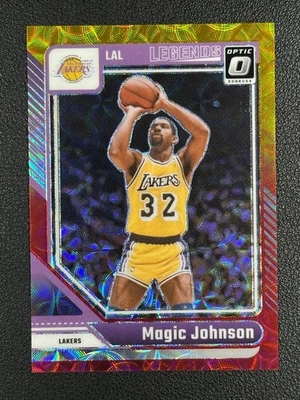 2024-25 Panini Donruss Optic Legends Magic Johnson Yellow and Red 61/99#Z - Image 1 of 2
