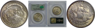 1935 Hudson Commemorative Half Dollar   PCGS MS-65  CAC - Image 1 of 3