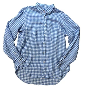 Camisa J. McLaughlin de lino con botones de guinga talla L - Imagen 1 de 6