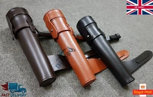 Sella Anca Fiaschetta Top Pelle Involucro Acciaio Inox Volpe Caccia Equitazione Regalo - Foto 1 di 24