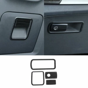 For BMW X3 G01 X4 2018-2021 Black Steel Co-Pilot Storage Box Handle Cover Trim - Picture 1 of 5