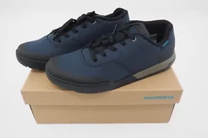 NEW! Shimano SH-GF400 Flat Mountain Bike Shoes EU 43 / US Men's 9 Dark Blue - Picture 1 of 6