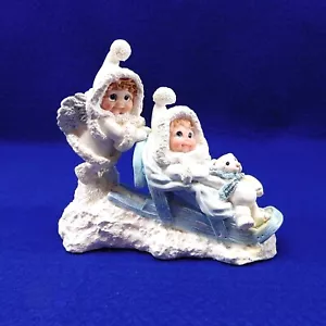Vintage Dreamsicles Northern Lights Figurine SLEDDING 60007 - Picture 1 of 8
