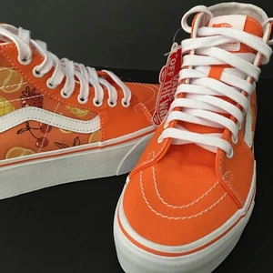 Vans SK8 Hi Taper Platform Stackform Fruit Shoes Orange Lace Up Women 7.5 Men 6 - Picture 1 of 8