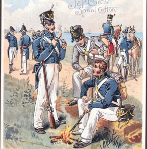 Uniform US Army 1880s Brig Gen Holabird Coats Sewing Thread Victorian Trade Card