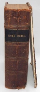 CAMBRIDGE UNIVERSITY THE HOLY BIBLE FROM 1795 HARDBACK - Picture 1 of 7