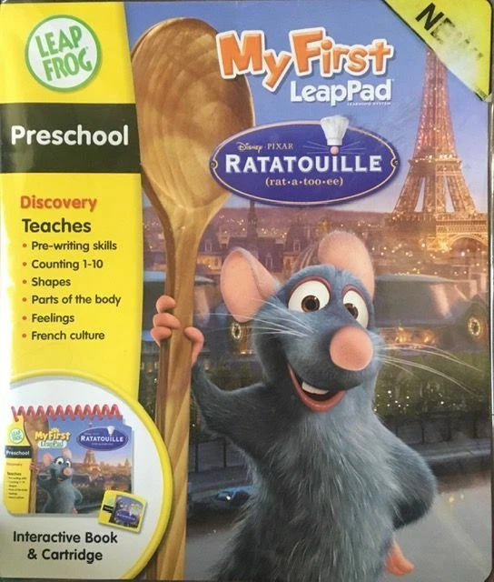 Leap Frog Interactive Book & Cartridge- My First Leap Pad - Ratatouille - Sealed - Image 1 of 1