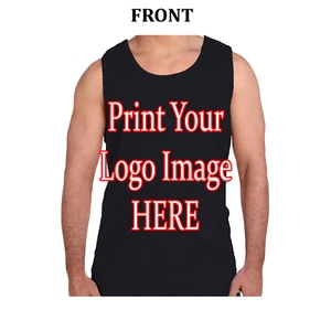 Men's Heavy Weight TANKTOPS All Sizes Available Custom Printing Logos Images - Picture 1 of 2