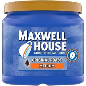 Maxwell House The Original Medium Roast DECAF Ground Coffee, 30.6 Ounce - Picture 1 of 13