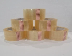 Heavy Duty Clear Packing Packaging Carton Sealing Tape 2" X 110 yds 330 ft Rolls - Picture 1 of 17