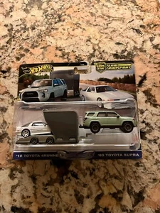 Hot Wheels Team Transport '18 Toyota 4Runner TRD Pro and '89 Toyota Supra - Picture 1 of 2