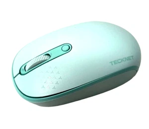Tecknet Wireless Quite Mouse TK-MS006 Light Teal Beautiful New - Picture 1 of 8