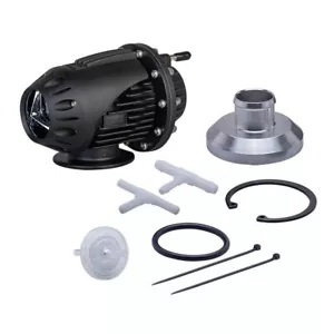 Universal 25MM SQV SSQV Turbo Blow Off Valve Bov with Adapter Flange IV 4 Black - Picture 1 of 7